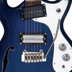 Danelectro '66BT BARITONE - Transparent Blue