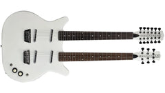 Danelectro 6/12 Doubleneck - White Pearl