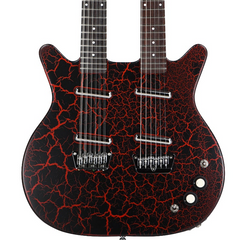Danelectro 6/12 DOUBLENECK - Red Crackle