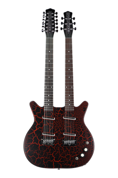 Danelectro 6/12 Doubleneck - Red Crackle