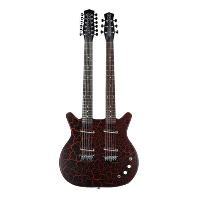 Danelectro 6/12 Doubleneck - Red Crackle