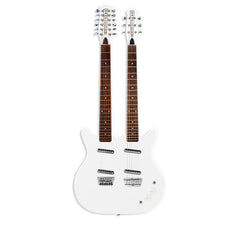 Danelectro 6/12 Doubleneck - White Pearl
