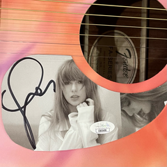 Taylor Swift Eras Tour Wrapped Acoustic Guitar with Signature - JSA