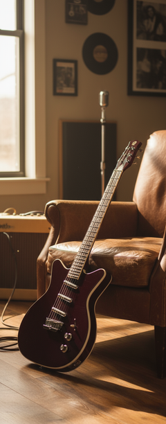 Danelectro 59 Triple Divine - Dark Burgundy