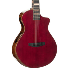 Cort MODERN BURGUNDY Acoustic/Electric Guitar- Trans Burgundy
