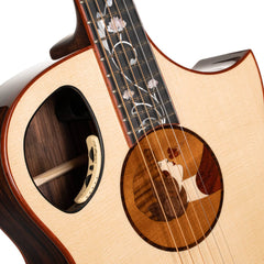 Cort ROSELYN REDUX Masterpiece Series A/E Guitar - Natural Glossy