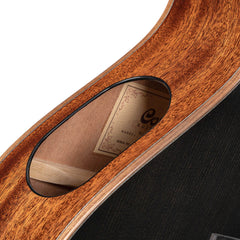 Cort MODERN BLACK Acoustic/Electric Guitar- Trans Black