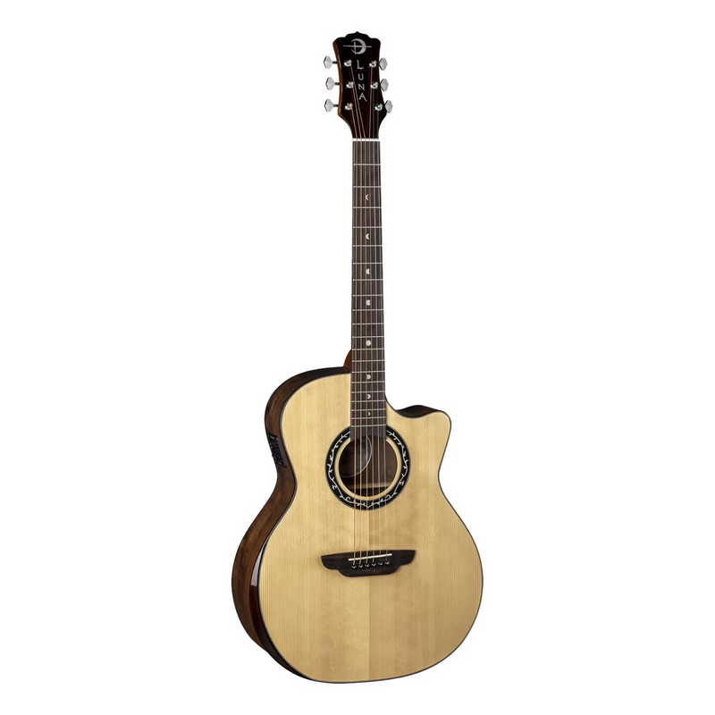 Luna Guitars VINEYARD SPRUCE Bevel Grand Auditorium A/E