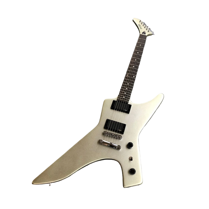 Iron Label Guitars MEGALODON (B-stock) - Metallic Silver