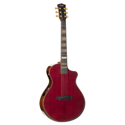 Cort MODERN BURGUNDY Acoustic/Electric Guitar- Trans Burgundy